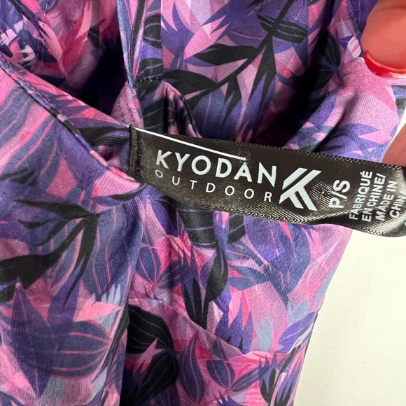NWT Kyodan Outdoor Racerback Athletic Dress Leaves Mini Purple Size Small S NEW - Picture 11 of 11
